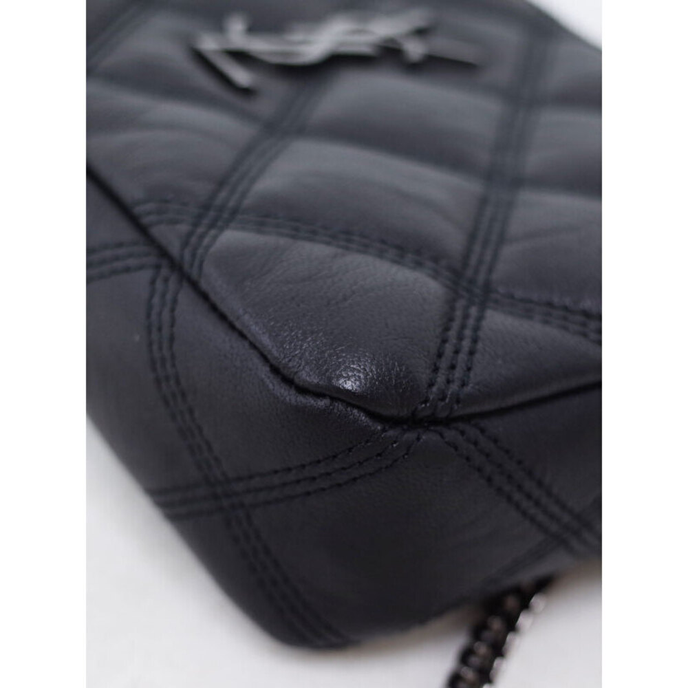 SAINT LAURENT Paris Saint Paris Becky Double Zip Clutch Shoulder Bag - Picture 7 of 9